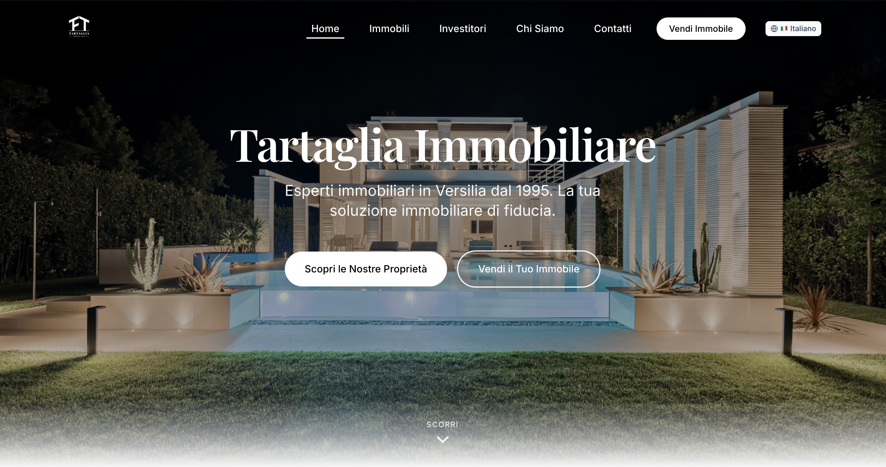 Tartaglia Immobiliare — Software realizzato da N1 AI